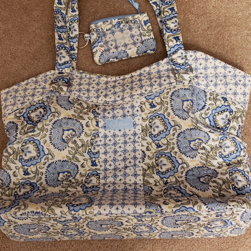 Longaberger Sisters tote and coin purse